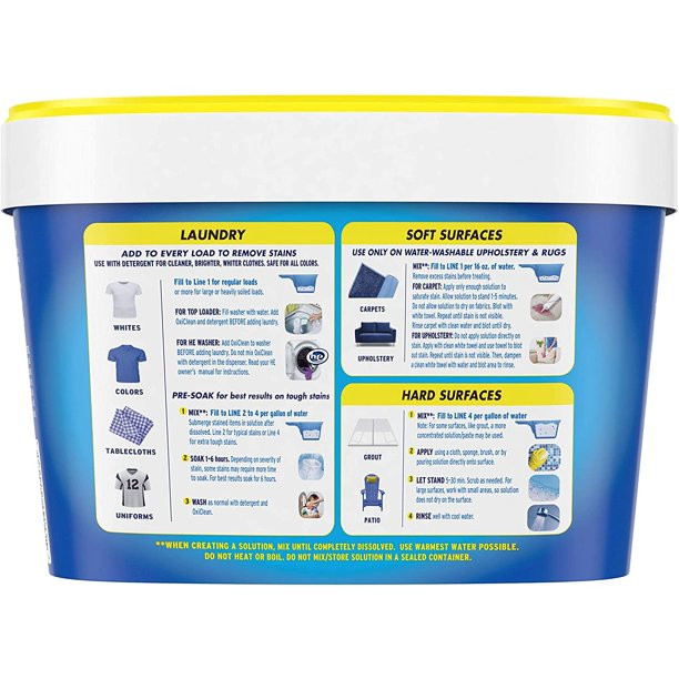 OxiClean Versatile Stain Remover Powder, 3 lbs.